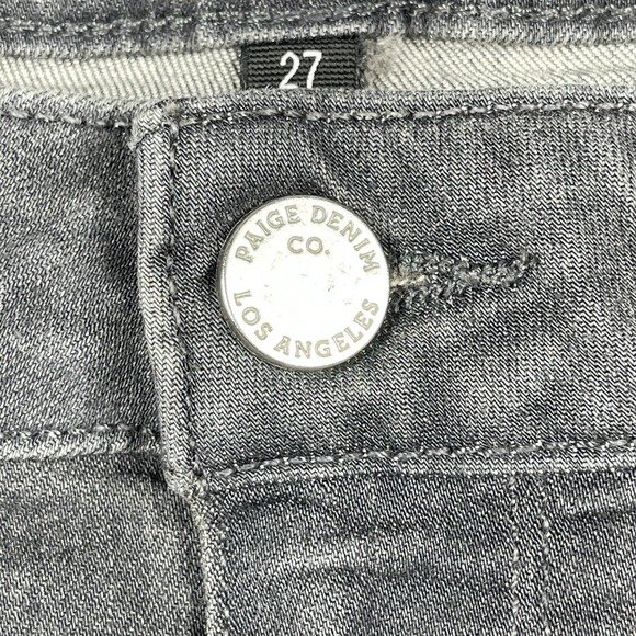 Paige Jeans Womens‎ 27 Gray Hoxton Ankle Skinny Casual Preppy Ladies Pants - Picture 7 of 16